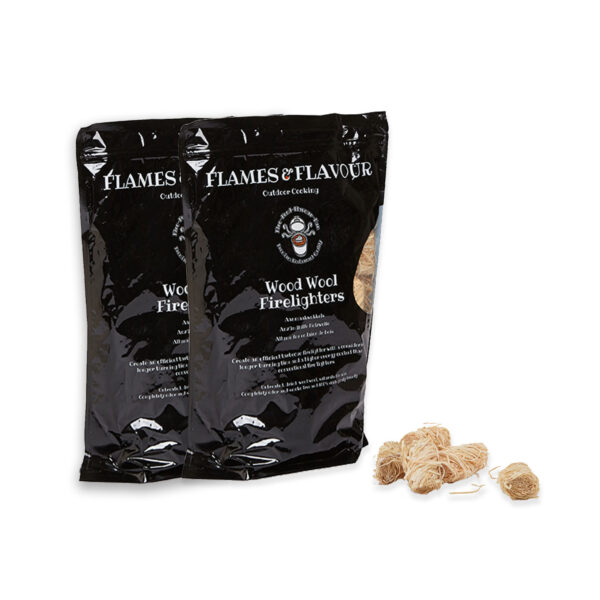 Flames & Flavour Anzünder aus Holzwolle " Wood Wool" 2 x 300 gr