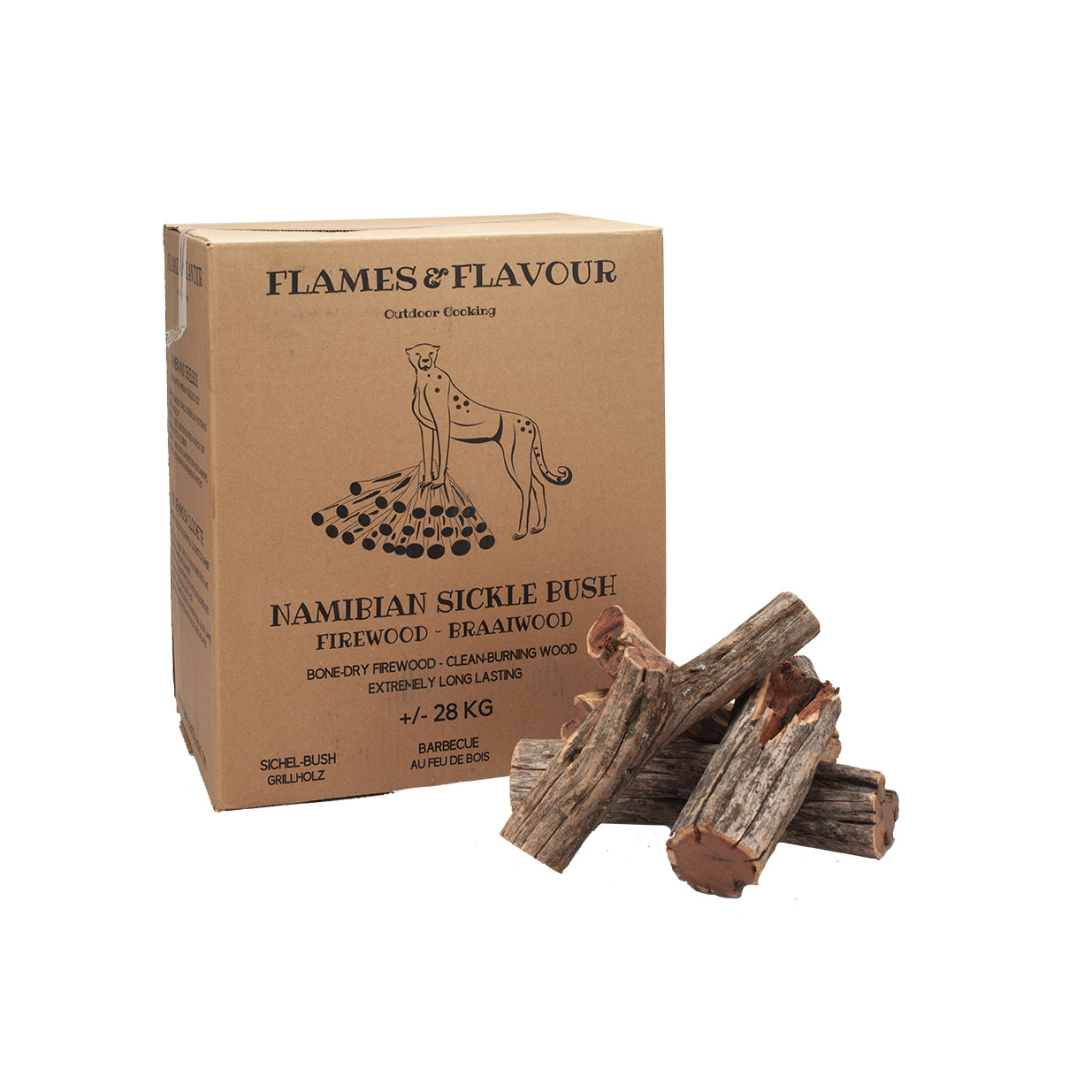Sichel Bush Grillholz 28 Kg von Flames & Flavour